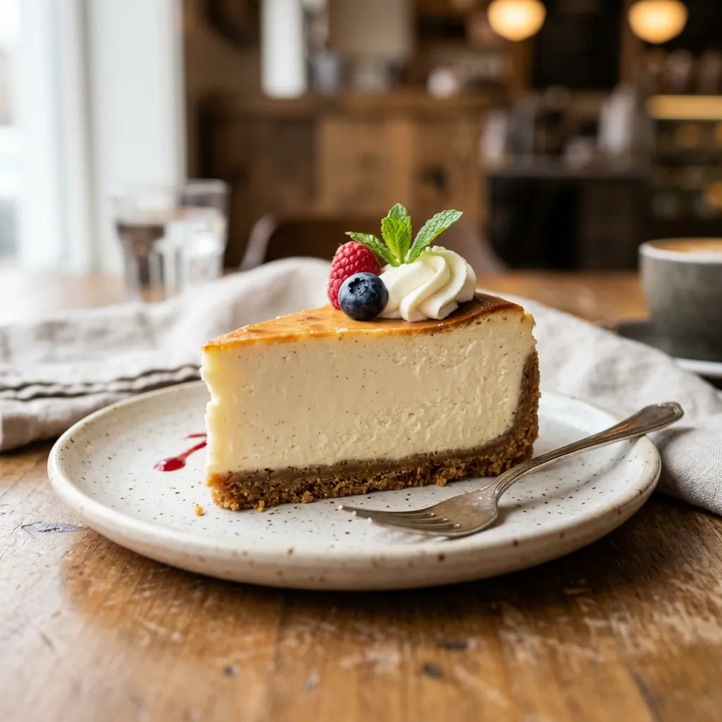 Strawberries & Cream Cheesecake
